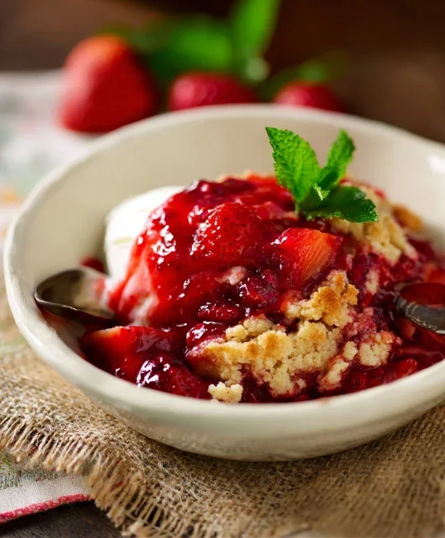 Strawberry Cobbler