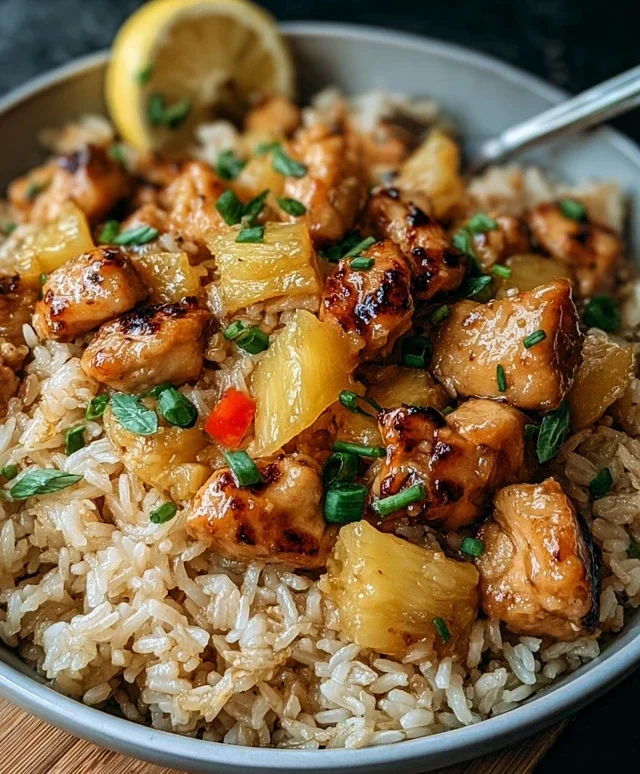 Pineapple Chicken and Rice