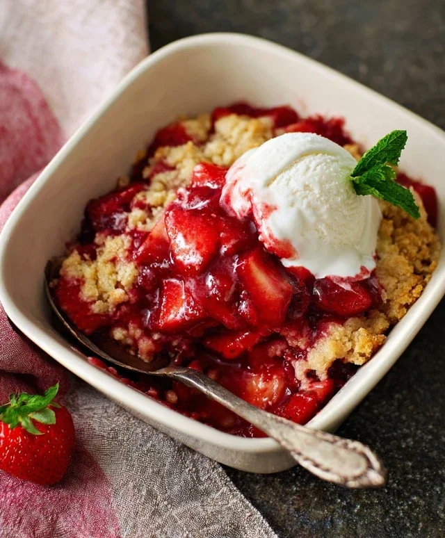 Strawberry Cobbler