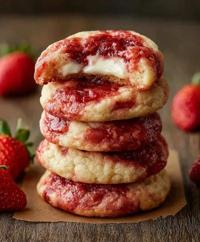 Strawberry Cheesecake Cookie