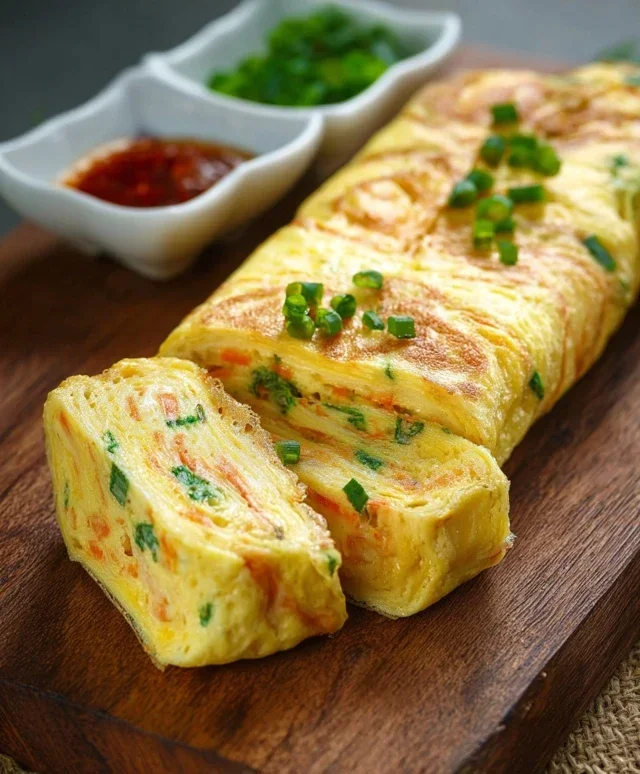 Gyeran Mari (Korean Rolled Omelette)