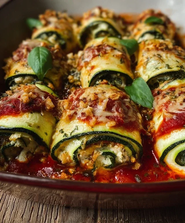 Vegan Zucchini Rollatini