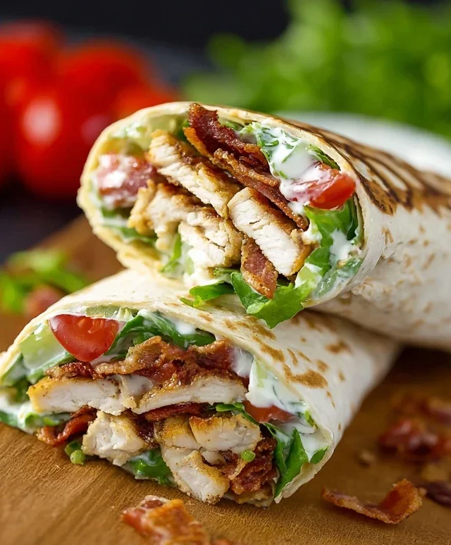 Crispy Chicken Beef Beef Bacon Ranch Wrap