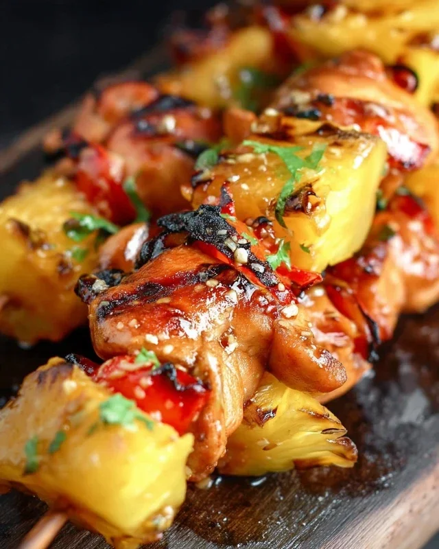 Grilled Mango Pineapple Chicken