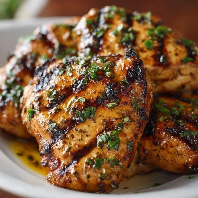 The BEST EVER Grilled Chicken Marinade