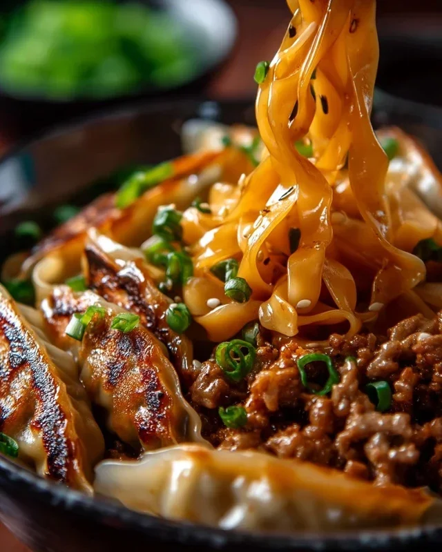 Potsticker Noodle Bowl