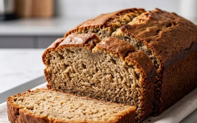 Healthy 5-Ingredient Flourless Banana Bread