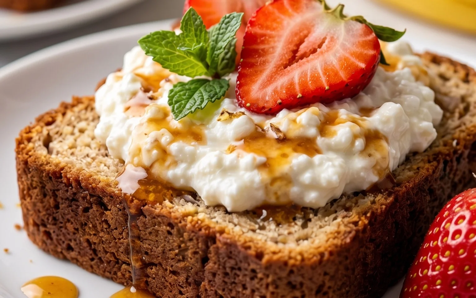 Cottage Cheese Banana Bread