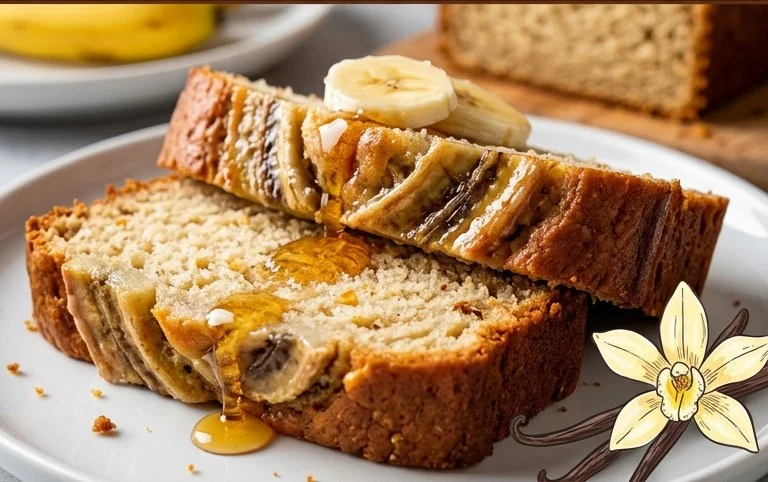 The BEST Honey Vanilla Banana Bread ~ Soft & Fluffy, Easy Recipe