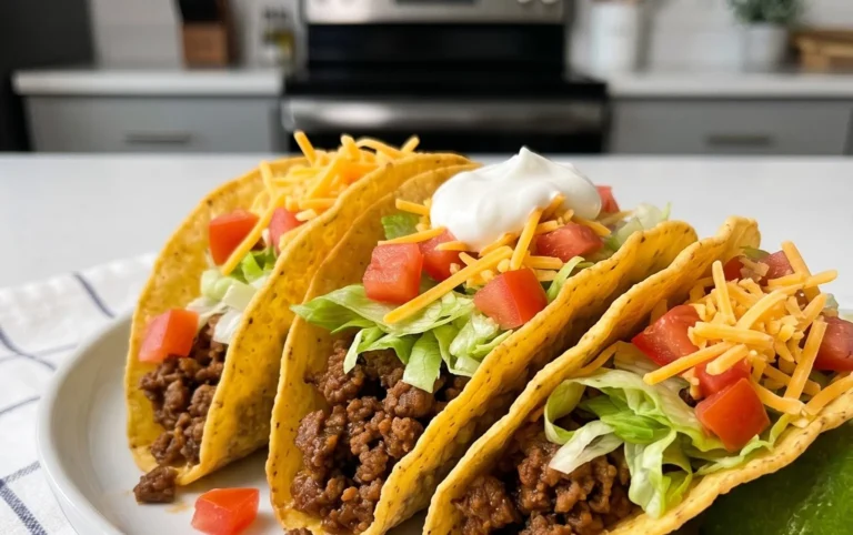 Crispy Ground Beef Tacos