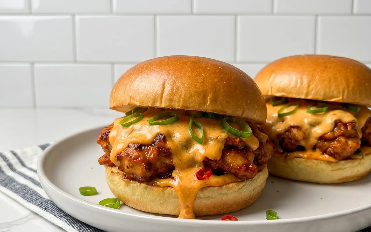 Cheesy Dynamite Chicken Buns