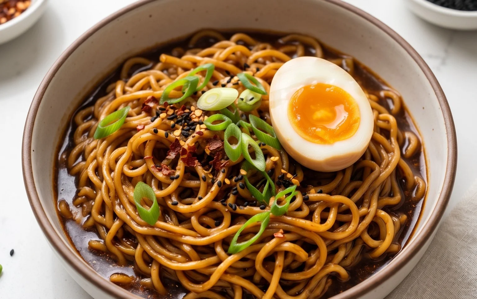 Easy Saucy Ramen Noodles