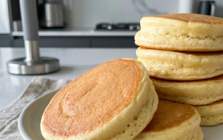 Fluffy Japanese Soufflé Pancakes