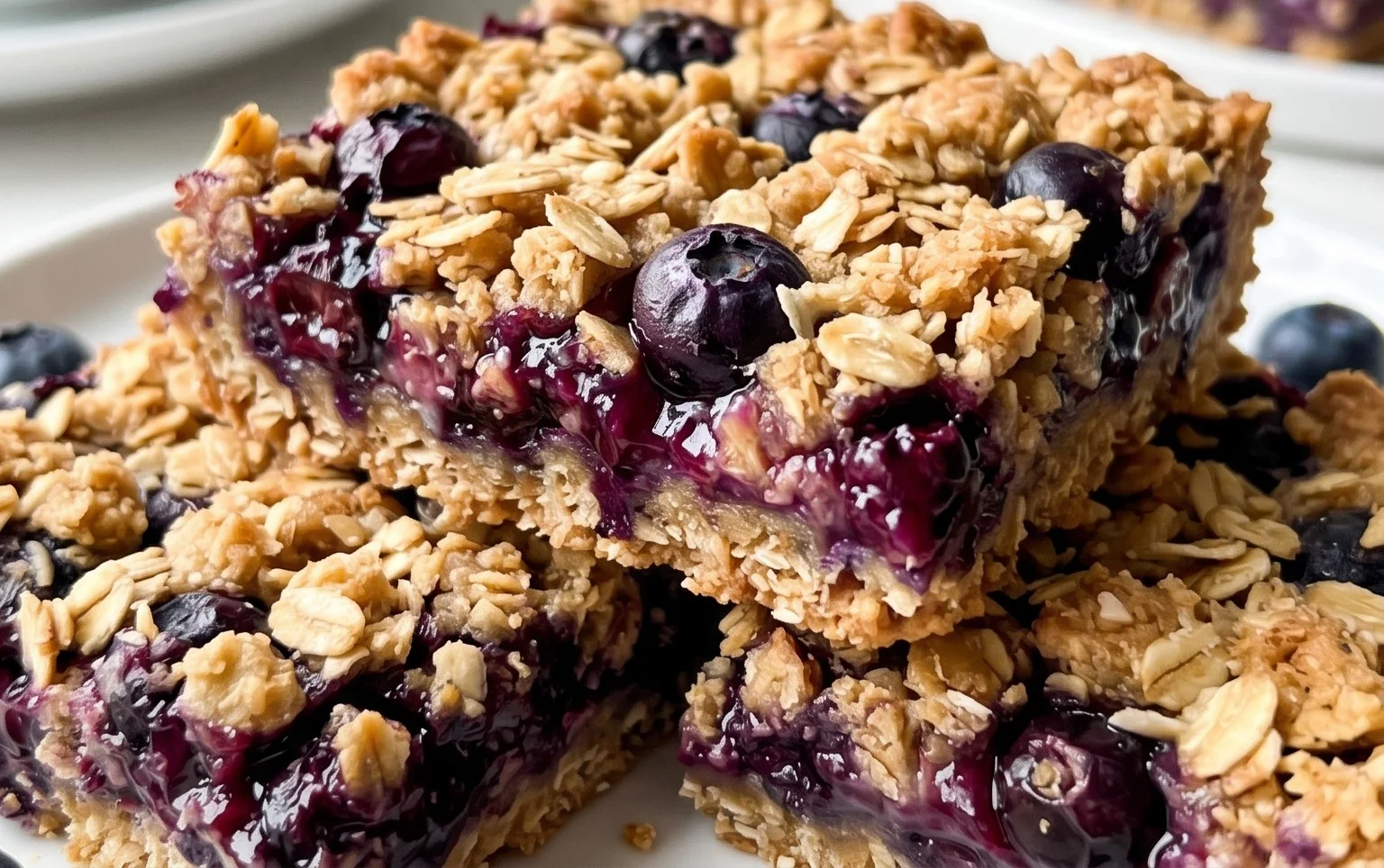 Blueberry Oatmeal Bars