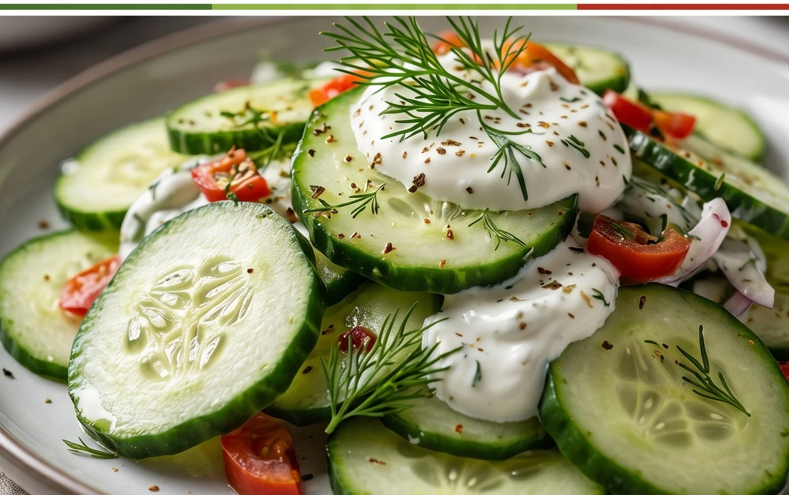 Polish Cucumber Salad