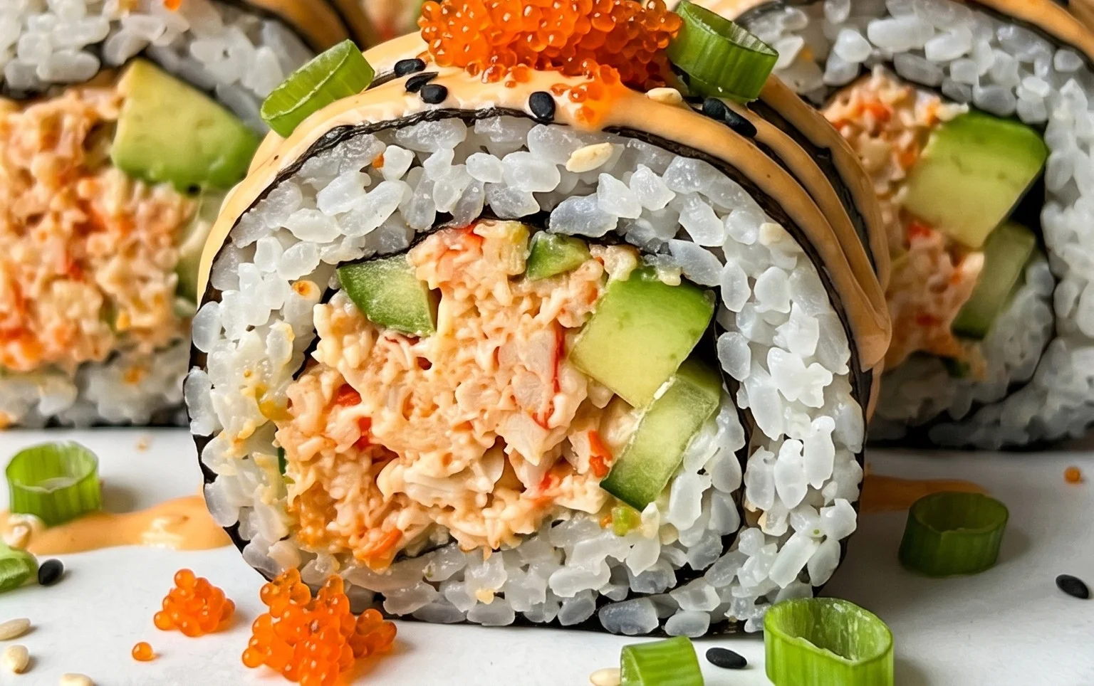 Kani Sushi (Spicy Crab Roll)