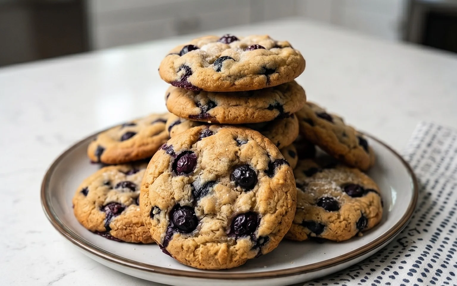 Best Ever Blueberry Cookies