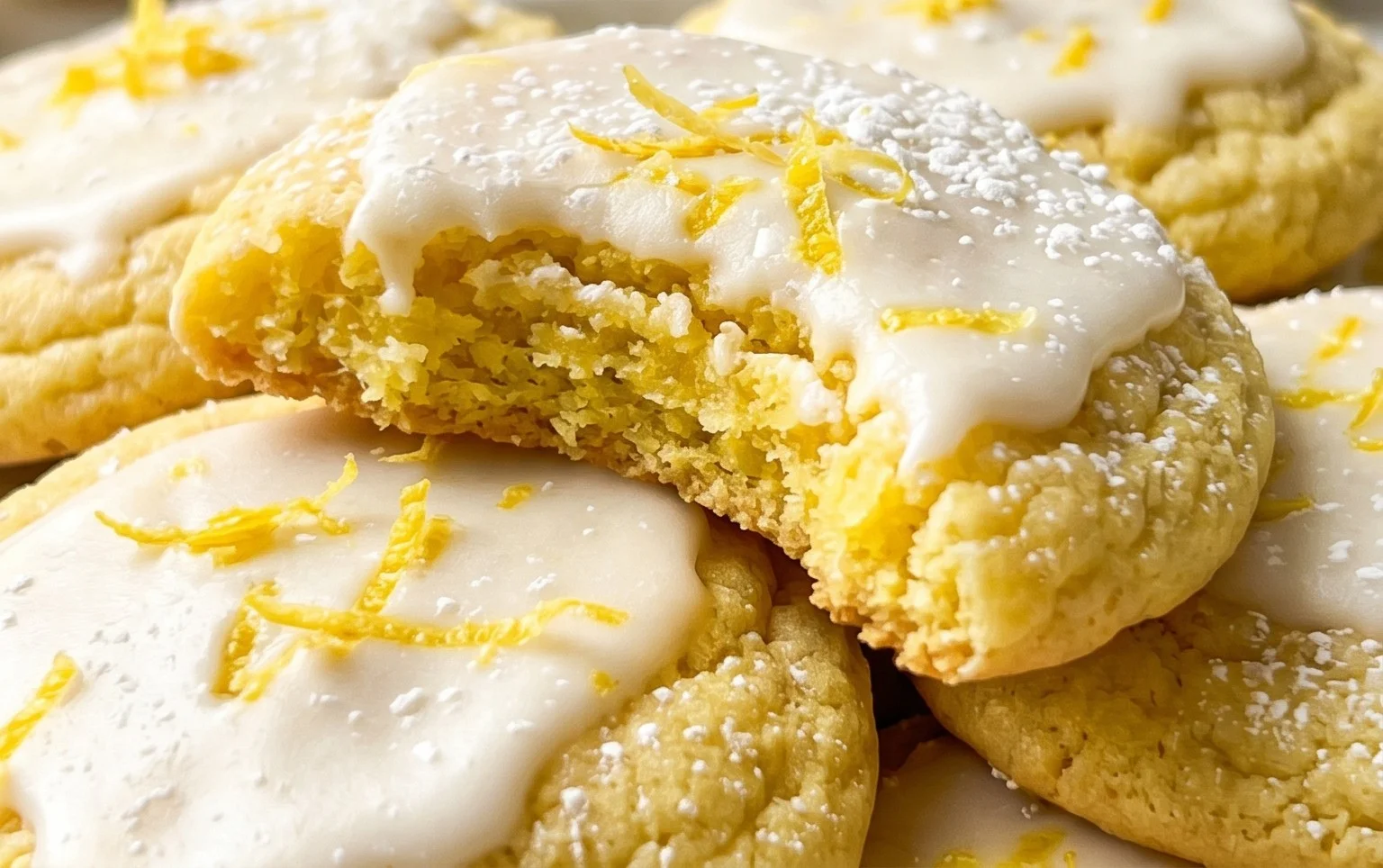 Soft & Chewy Lemon Cookies