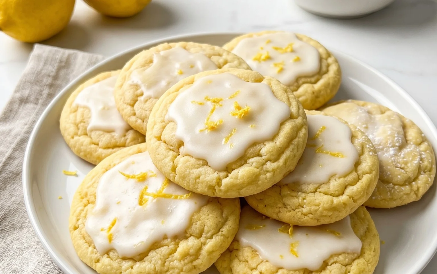 Soft & Chewy Lemon Cookies