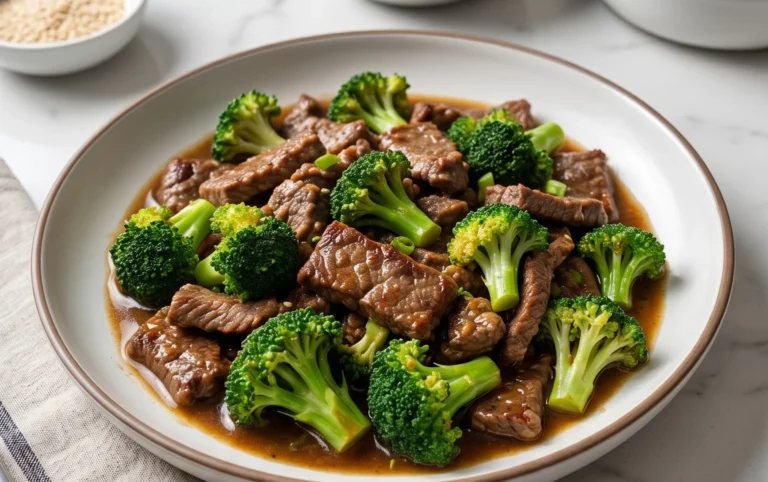 Ground Beef and Broccoli