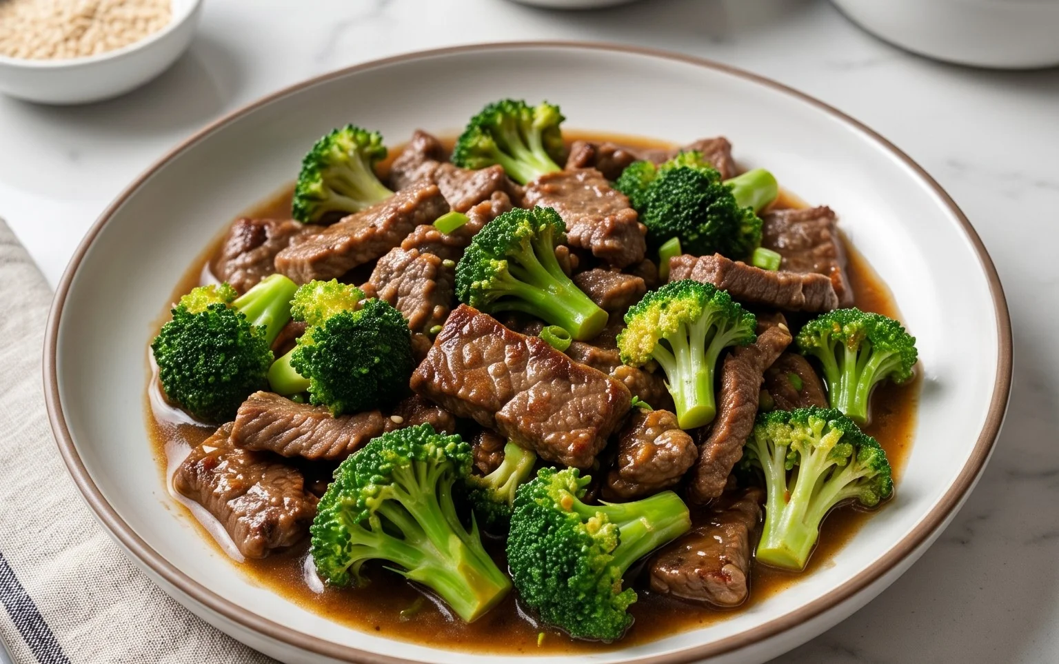 Ground Beef and Broccoli