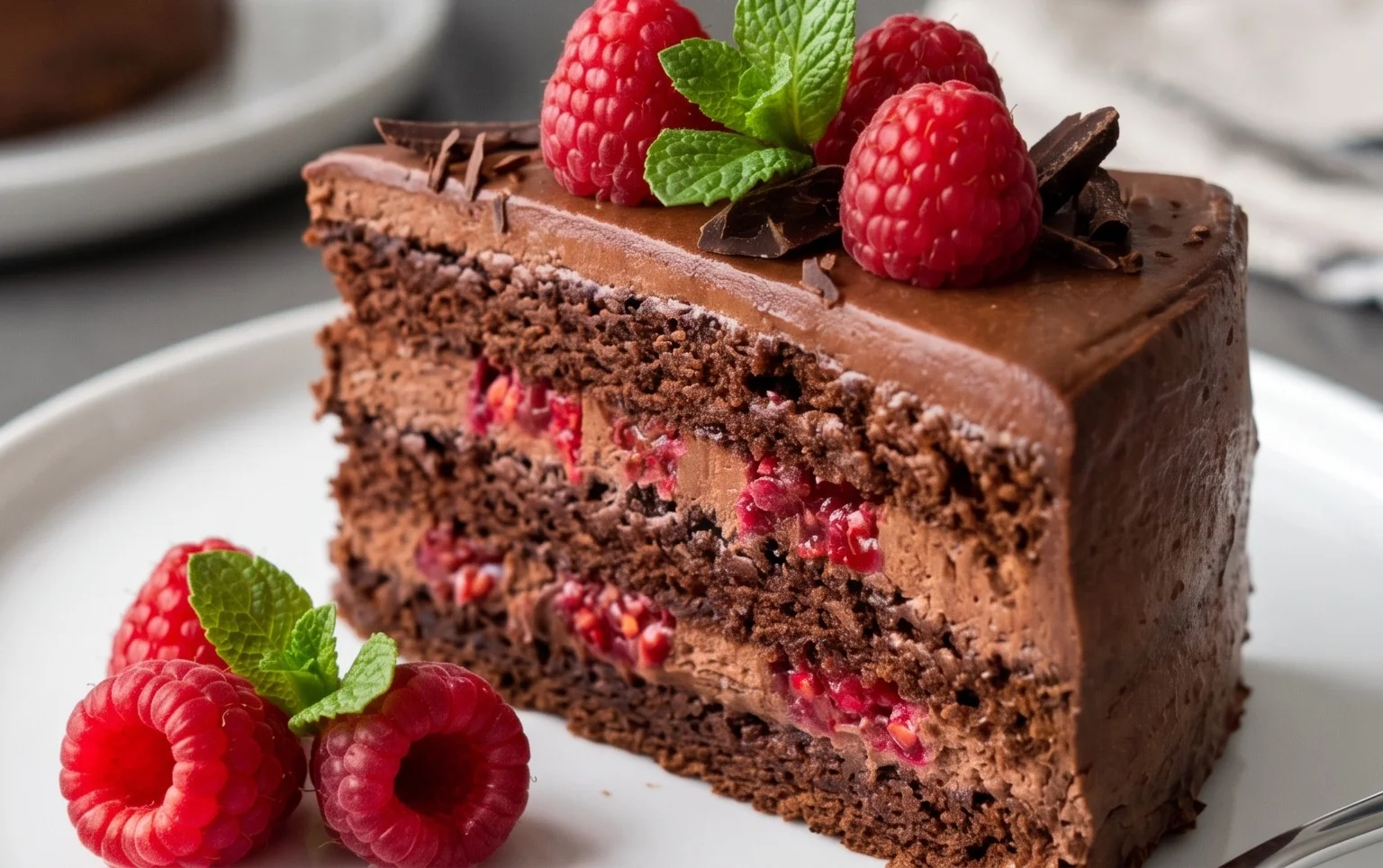 Chocolate Raspberry Cake
