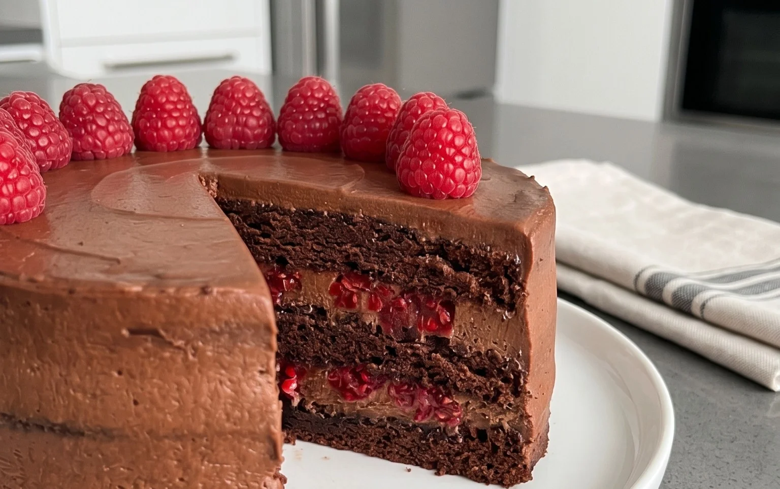 Chocolate Raspberry Cake