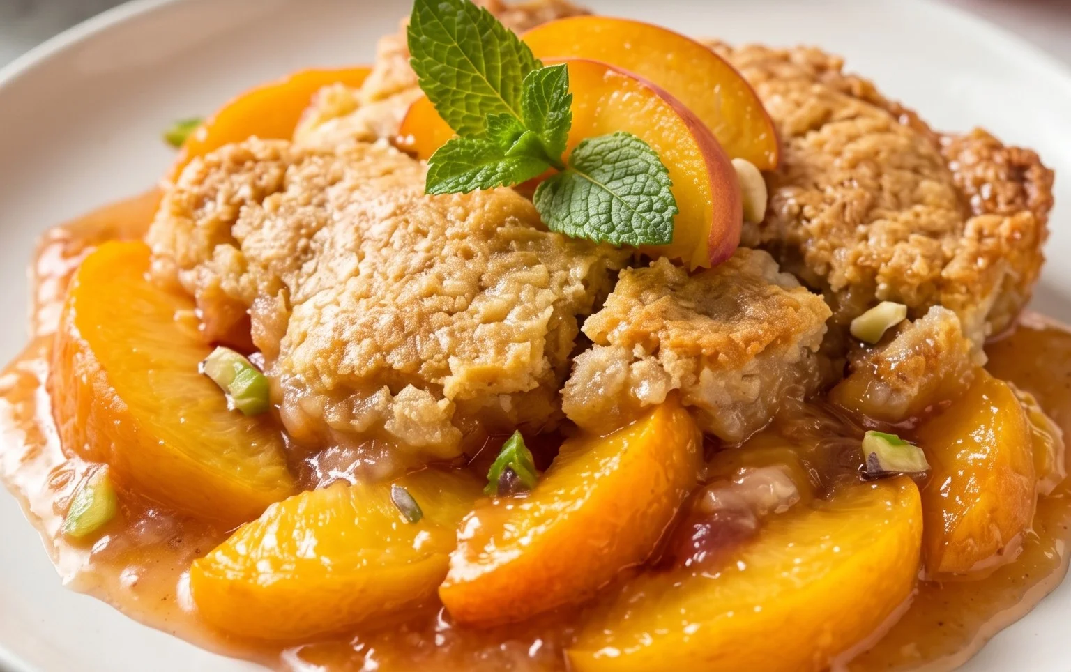 Fresh Peach Cobbler