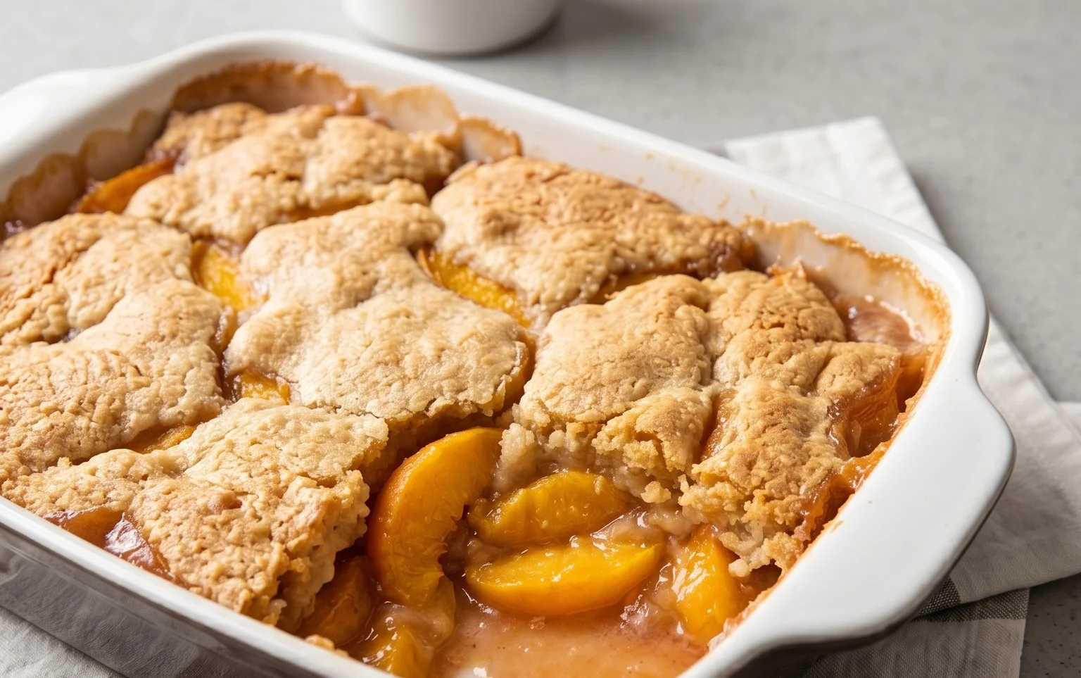 Fresh Peach Cobbler