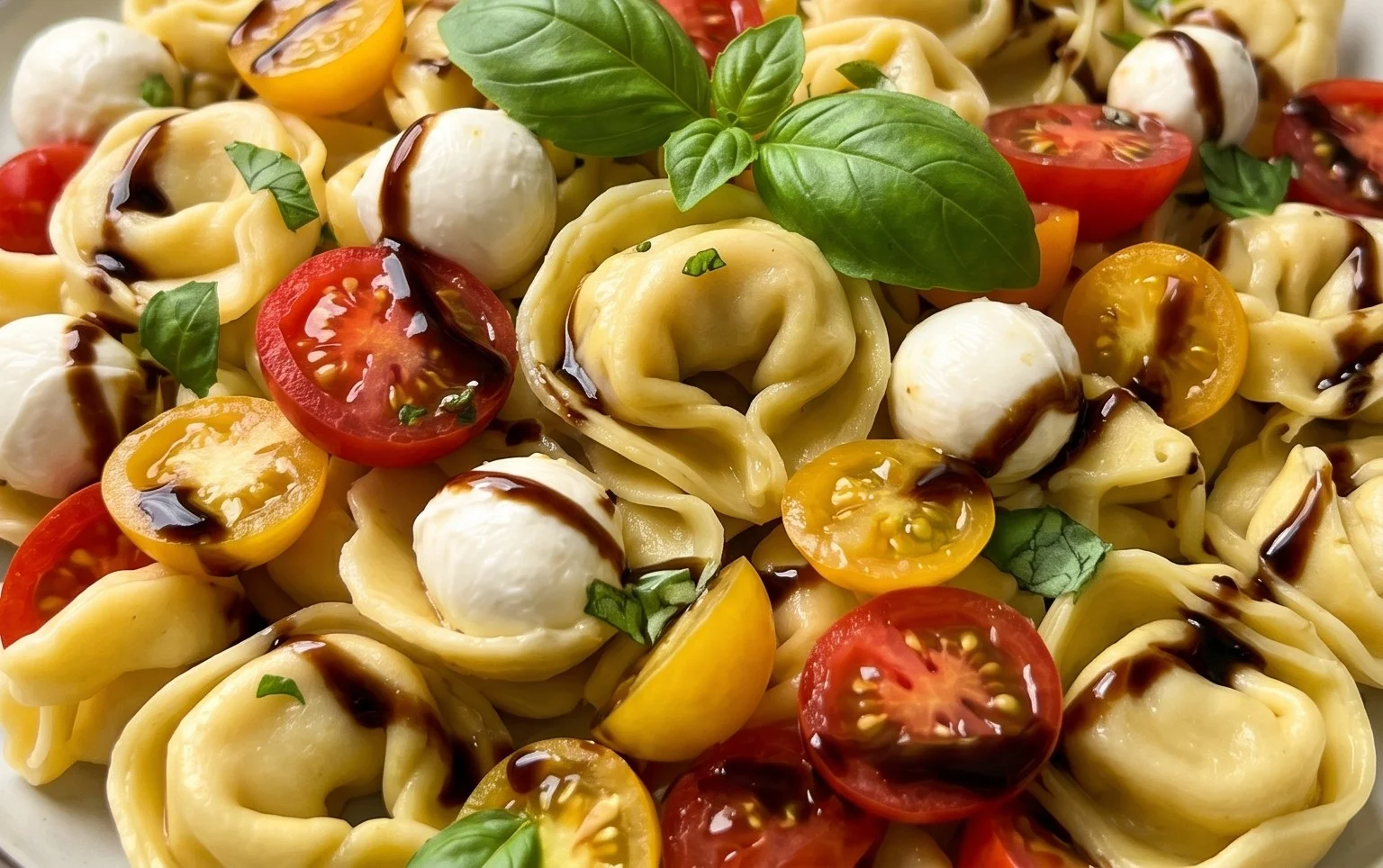 Tortellini Caprese Salad