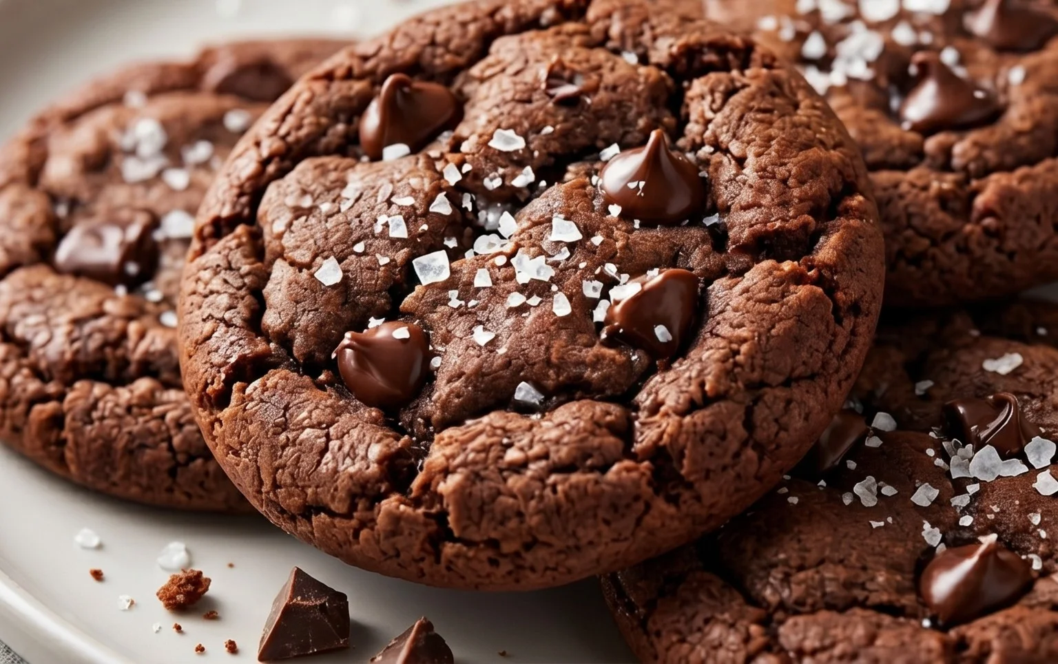 Salted Brownie Cookies