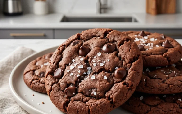 Salted Brownie Cookies