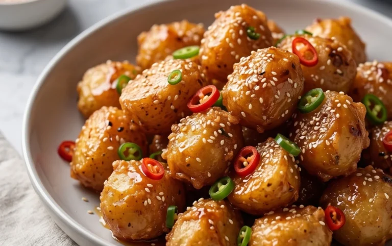 Crispy Honey Chilli Potatoes