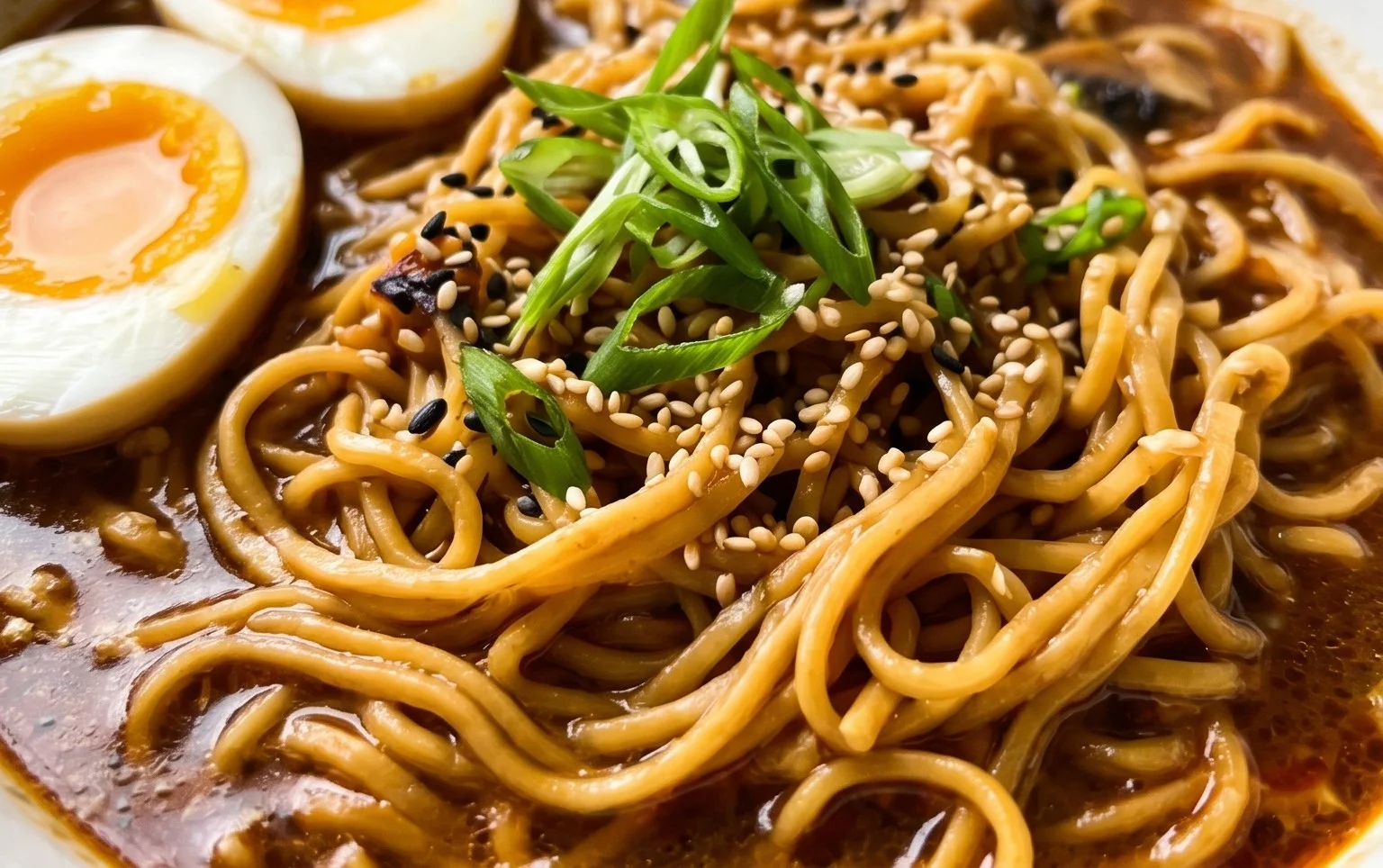 Easy Saucy Ramen Noodles