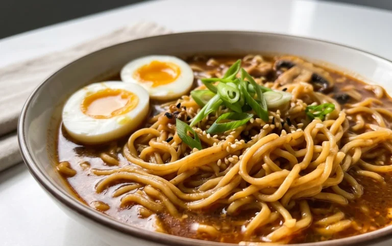 Easy Saucy Ramen Noodles