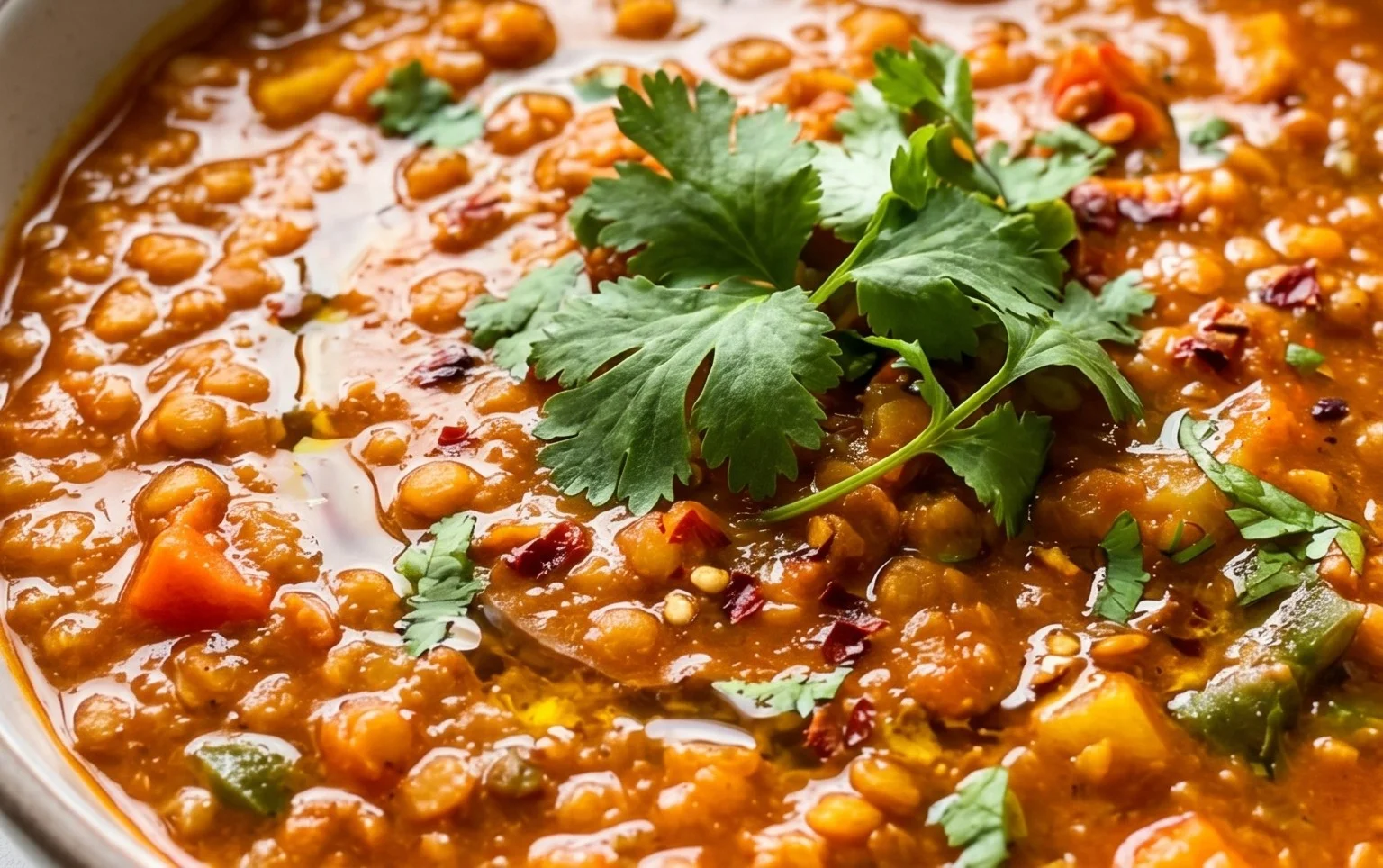 Spicy Red Lentil Curry