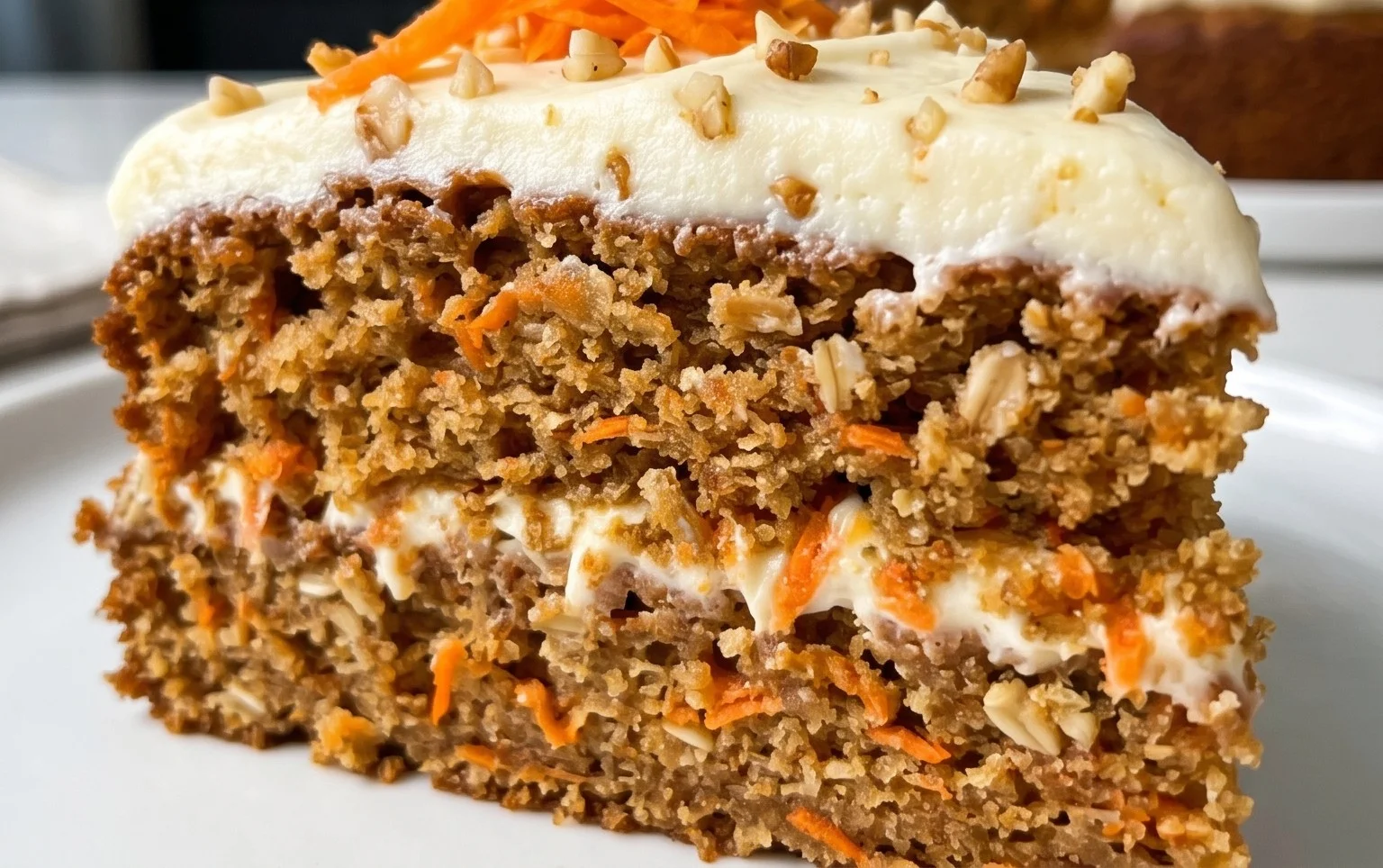 Easy Flourless Oatmeal Carrot Cake Recipe