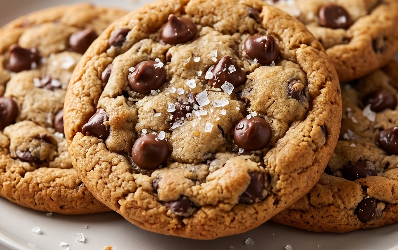 Crispy and Chewy Chocolate Chip Cookies