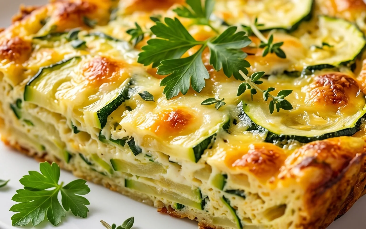 Crustless Zucchini Quiche Recipe