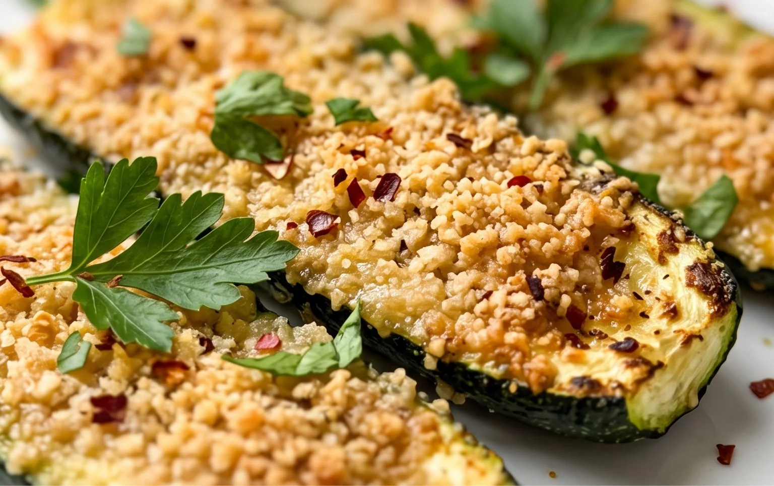 Baked Parmesan Zucchini