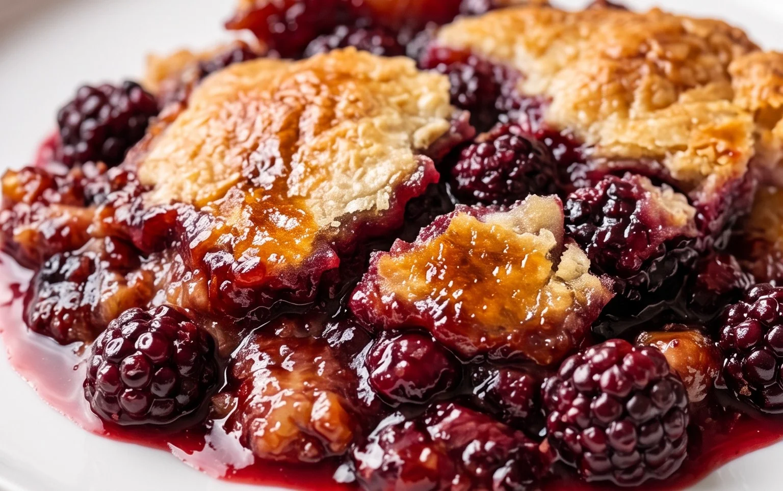 The Pioneer Women's Blackberry Cobbler