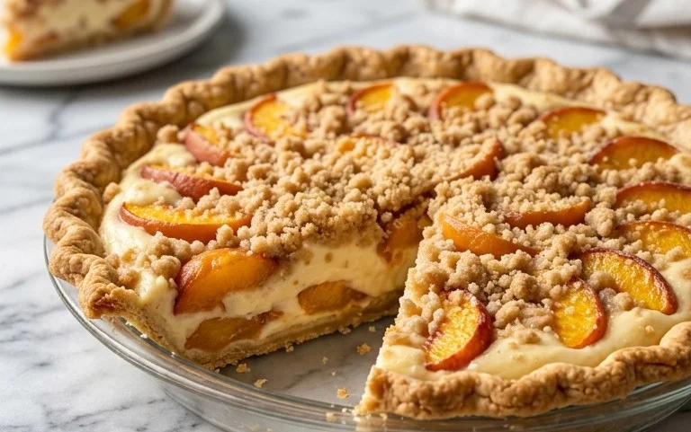 Peaches and Cream Pie