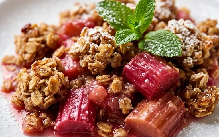 Easy Rhubarb Crisp