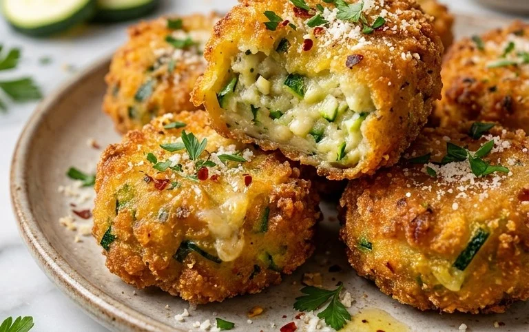 Zucchini Garlic Bites