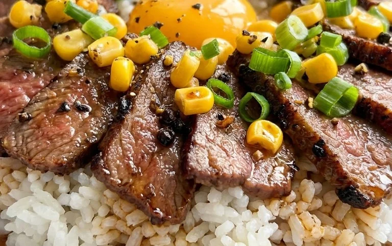 Beef Pepper Rice Bowl is a delicious meal option.