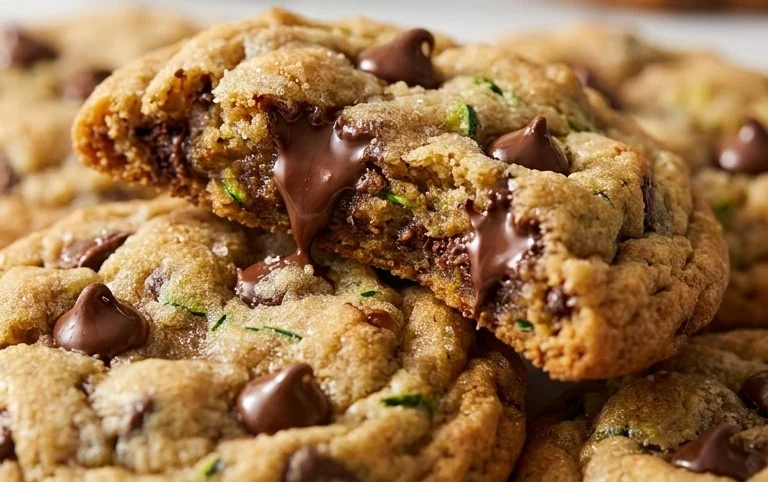 Zucchini Chocolate Chip Cookies