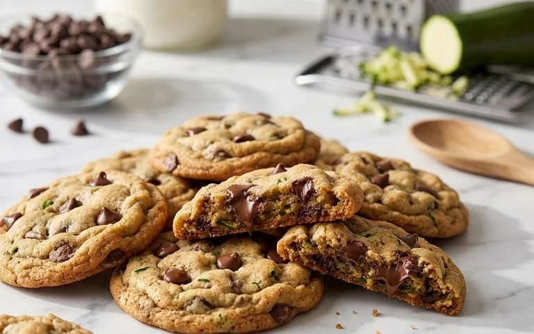 Zucchini Chocolate Chip Cookies