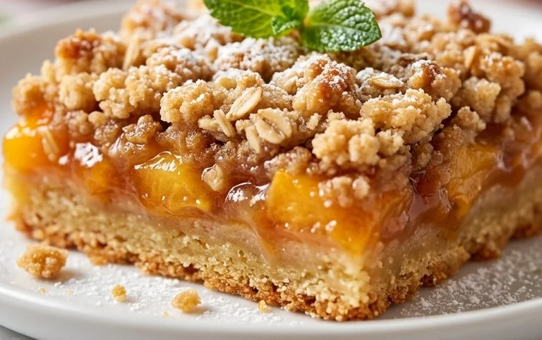 Fresh Peach Crum extractb Bars