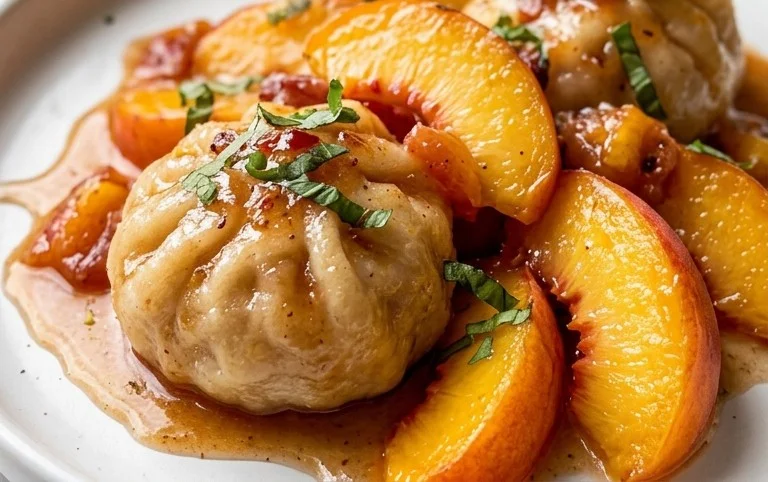 Peach Dumplings