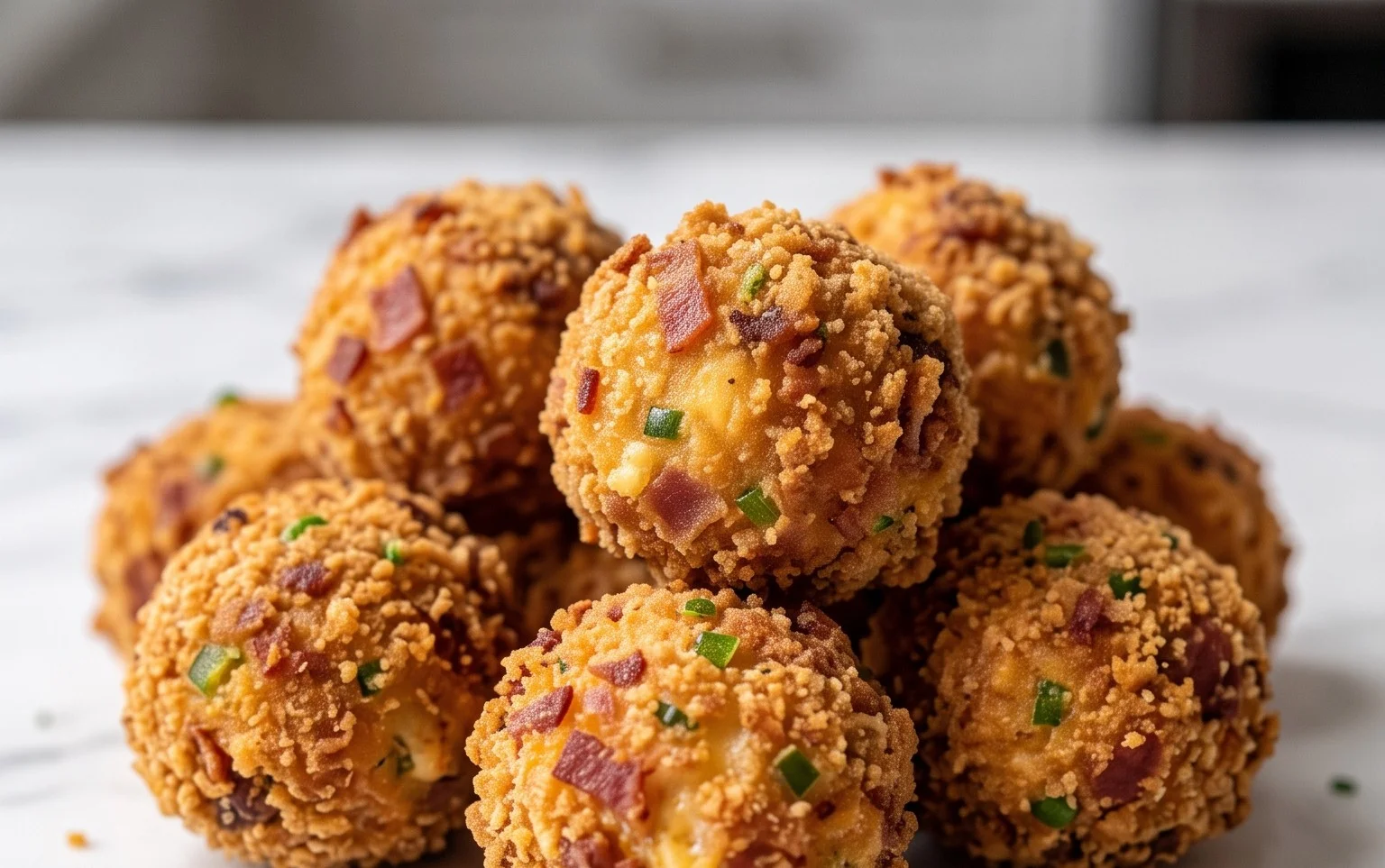 Beef Bacon Jalapeño Popper Cheese Balls